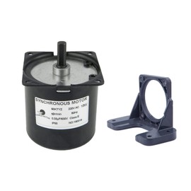 CHANCS Synchronous Gear Motor Reversible 60KTYZ 220V 8-10RPM CW/CCW 23Kgf.cm Metal Gear for Rotisserie Turntable