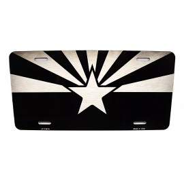 DIGIART INTERNATIONAL ARIZONA STATE TACTICAL FLAG METAL NOVELTY CAR LICENSE PLATE AUTO TAG