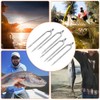 4 pcs Stainless Steel 2 Prongs Harpoon Gig Gaff Hook