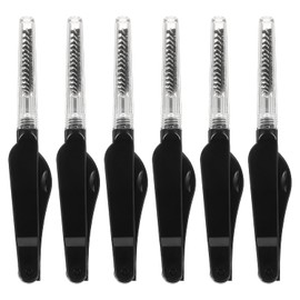 6 Peines Plegables Herramienta Cosmética de Doble Punta para Pestañas y Cejas Ligeros y Resistentes Adecuado para Uso Personal en Casa