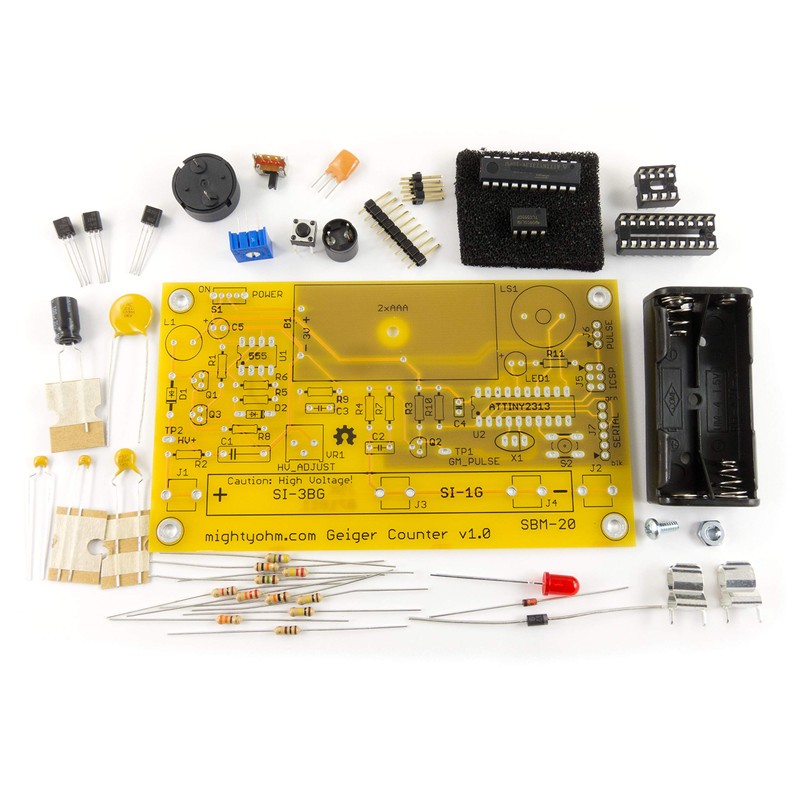 MightyOhm Geiger Counter Kit Bundle