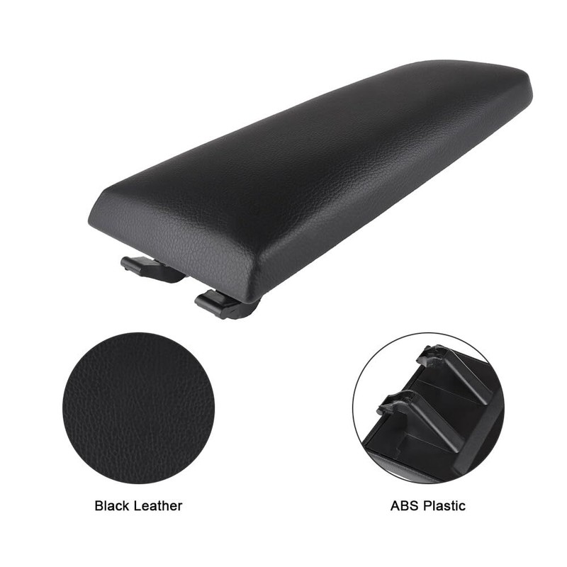 ASTOU Black Center Console Lid Armrest Kit Replacement fit for