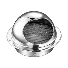Wall Air Vent Covers,Stainless Steel Exterior Wall Air Vent | 304 Stainless Steel Air Vent Ventilation Grill for AC Units, Range Hoods, Home Wall Vent, Kitchen Vents, Tumble Dryers