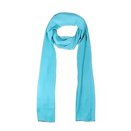 WESTEND CHOICE Crepe Chiffon Scarf Ladies Neck Wrap Women Scarves Crinkle Chiffon Scarf Stole Shawl women's scarves & wraps 150x47 cm (Light blue)