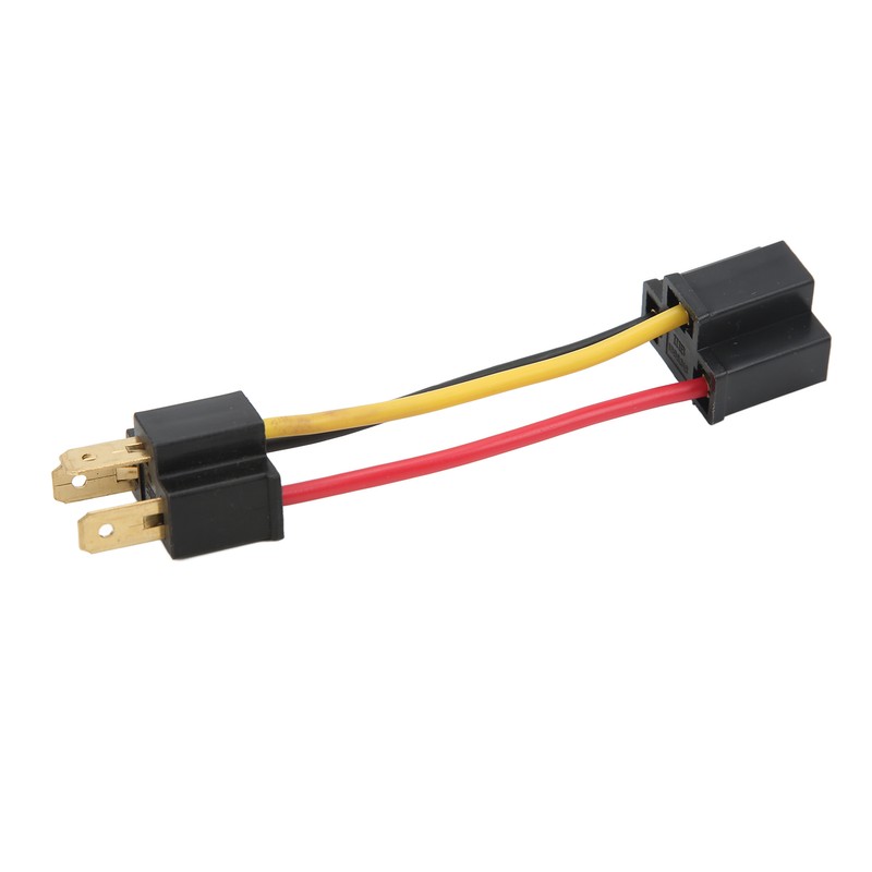 2pcs H4 Headlight Socket Converter Head Light Wiring Harness Adapter
