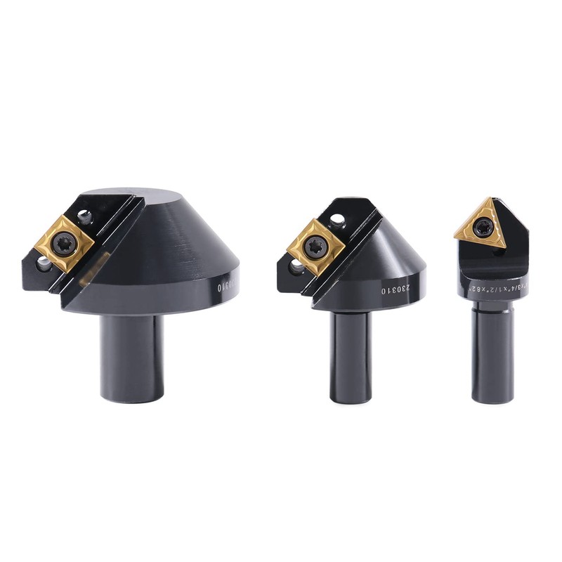 Accusize Industrial Tools, 1/4'', 1/2'' and 1-1/4'' 82 Degree Indexable