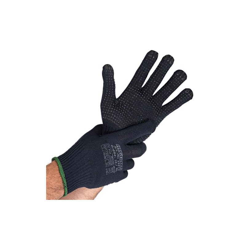 Franz Pearl Hygostar Men's Work Gloves Size M Blue