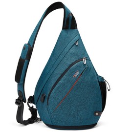 TUDEQU Sling Backpack,8 Pockets One Strap Backpack for Men Large Sling Bag,19L Single Strap Backpack for Men