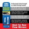 ABRO Rear View Mirror Adhesive, Two-Step Application, Ultra-Strong Permanent Bond,