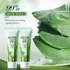 Eazerom 24 Aloe Vera Gel,50g für Gesicht,Körper,Haare,Sonnenbrand,After Sun,Narben,Beruhigend & Hydratisierend,Reines