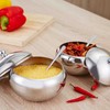 Seasoning Box 304 Stainless Steel Sugar Salt Bowl Container Household