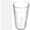 Carlisle FoodService Products Stackable Tumbler with Pebbled Exterior for Restaurants,