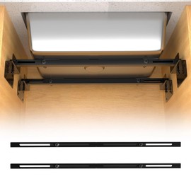 Heavy Duty Undermount Sink Brackets & Kitchen Sink Installation Parts Kit - 800 lbs Capacity Adjustable Carbon Steel Support, Horizontal Space-Saving Design for Kitchen Sinks (71-100cm)