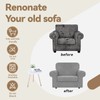 WEERRW Velvet Stretch Chair Sofa Slipcover - 2 Pieces Luxury