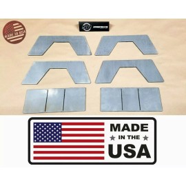 StreetRays [Originals] [SR] DIY Weld on Square C Notch Kit Universal Air Ride Suspension Bagged Airride