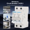 MOLLOM AC 2 Pole Miniature Circuit Breaker, 110V-240V 32Amps, C32