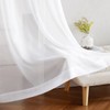 NICETOWN White Sheer Curtains 84 inches Long - Home Decoration