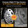 HQALTY 60Pcs Lug Nut Covers 33mm x 4 1/4" Spike