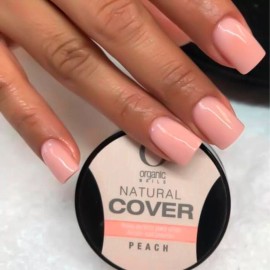 Organic Nails Cover Peach Polvo Acrilico Para Uñas 50g By Organic Nails