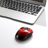Sanwa Supply MA-BTBL29RN Bluetooth 5.0 Blue LED Mouse (Red)