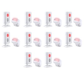 Motion Sensor Doorbell,KCMYTONER Door Chime for Business When Entering, Motion Sensor for Door,Anti-theft, 36 Ringtones 5 Welcome Rings,10pk-for Front Porches, Gates, Homes, Offices, Stores