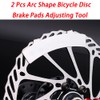 DQITJ 4 Pcs Bicycle Disc Brake Pads Adjusting Tool Mounting