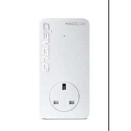 devolo Magic 2-2400 LAN Triple: Add-on Powerline Adapter (Up to 2400 Mbps for Your Powerline Home Network, 3x Gb LAN Ports, Ideal for Online Gaming, 4k/8k UHD Streaming, Stable Home Working)