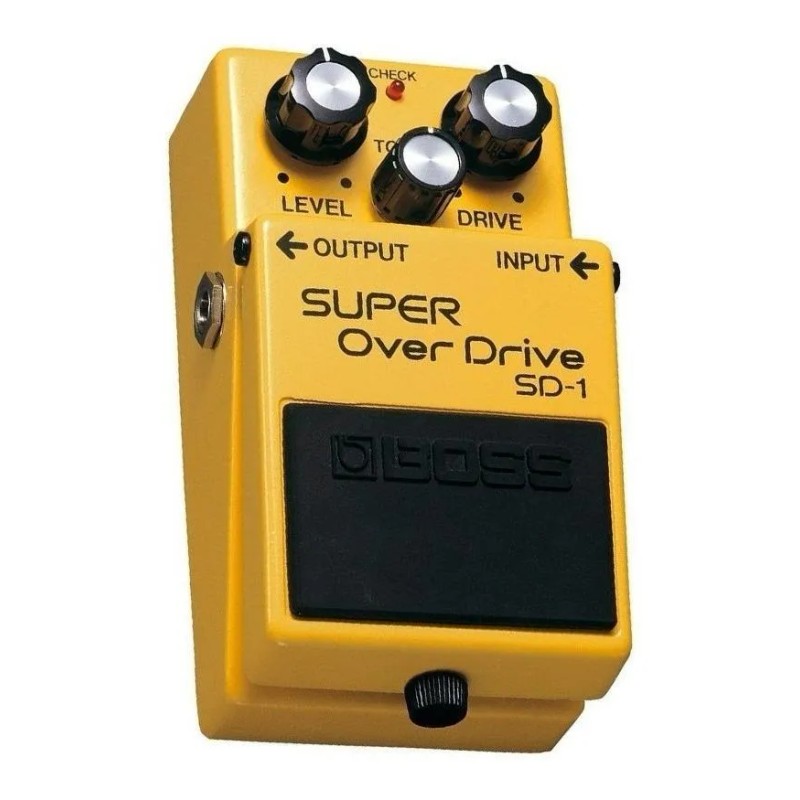 Pedal de efecto Boss Super OverDrive SD-1 amarillo