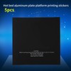 QANYEGN 5Pcs 3D Printer Printing Stickers, 3D Printer Heat Bed