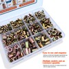 Rivet Nut Kit, 470Pcs SAE & Metric UNC Rivet Nut,