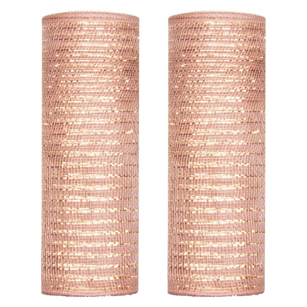 Decor Mesh Poly Ribbons 10 Inch x 30 Feet Each