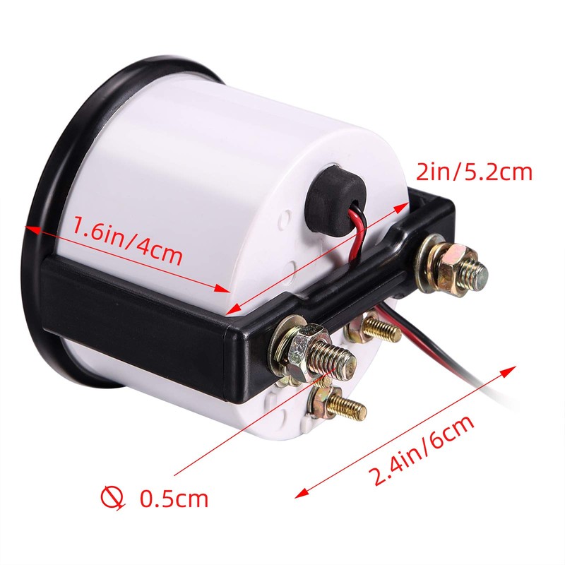 Rupse 52 mm Fuel Indicator, Universal Car Fuel Level Indicator,