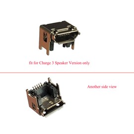 [2pcs Pack] for Charge 3 Bluetooth Speaker Replacement Charging Port Dock Connector Parts for JBL Charge 3 Bluetooth Speaker GSP1029102A (Not fit for JBL Other Version)
