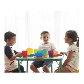 Chiqui Mundo Set De Platos Hondos Juego De 8 Piezas Colores