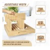Kenomaza Bread Slicer W/Adjustable Cutter, Crumb Tray & charcuterie Board