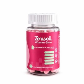 Zenwell Woman Multivitamínico para Mujer, Apoyo a Equilibrio Hormonal y Energía con Colágeno, Biotina, Hierro, Magnesio, Zinc, Vitamina D3, Complejo B
