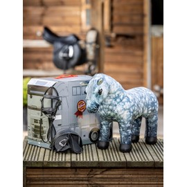 LeMieux Toy Pony Saddle - Black - Fine Grain Leather - Suitable for Ages 8 Years +