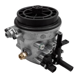 Fuel Filter Housing Assembly Replacement for FG1057 F81Z-9155-AC Fit for F/250 F/350 E/350 E/450 E/550 Super Duty 1999-2003 V8 7.3L Powerstroke Diesel Fuel Filter Housing