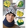yolrdiw Women Beanie Y2k Letter Graphic Soft Warm Knitted Hats