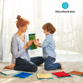 Sensory Mats for Autistic Children | Sensory Tiles for Kids | Sensory Wall Panel | Multi-Sensory Exploration | Sensory Toys | Sensory Room Equipment | Sensory Disorder Toys for Tactile Play