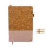 Nordura Notebook A5, High-Quality Linen & Cork Hardcover, Notebook, Unlined
