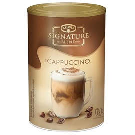 KRÜGER Signature Blend Cappuccino 200 g tin, soluble bean coffee with delicious foam crown