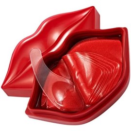Mascarilla Labial Hidratante 20 Piezas, Tela No Tejida Roja Parches Nutritivos para Labios, Uso Nocturno, Refresca la Piel y Ayuda a Cuidar Labios
