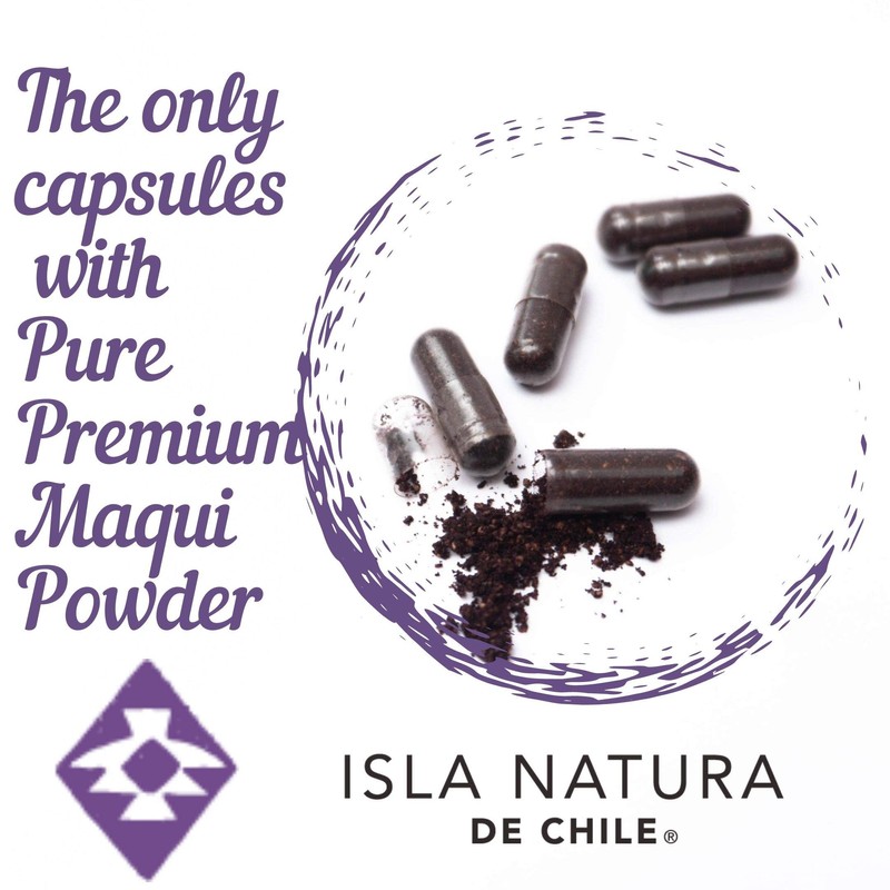 Isla Natura de Chile Capsules of Organic Maqui