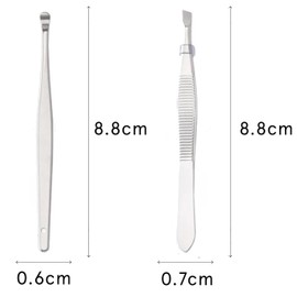 Mens Essentials Manicure Set - Leather Travel Nail Clipper Set - Nail Clipper - Nail Scraper - Scissors - Tweezer