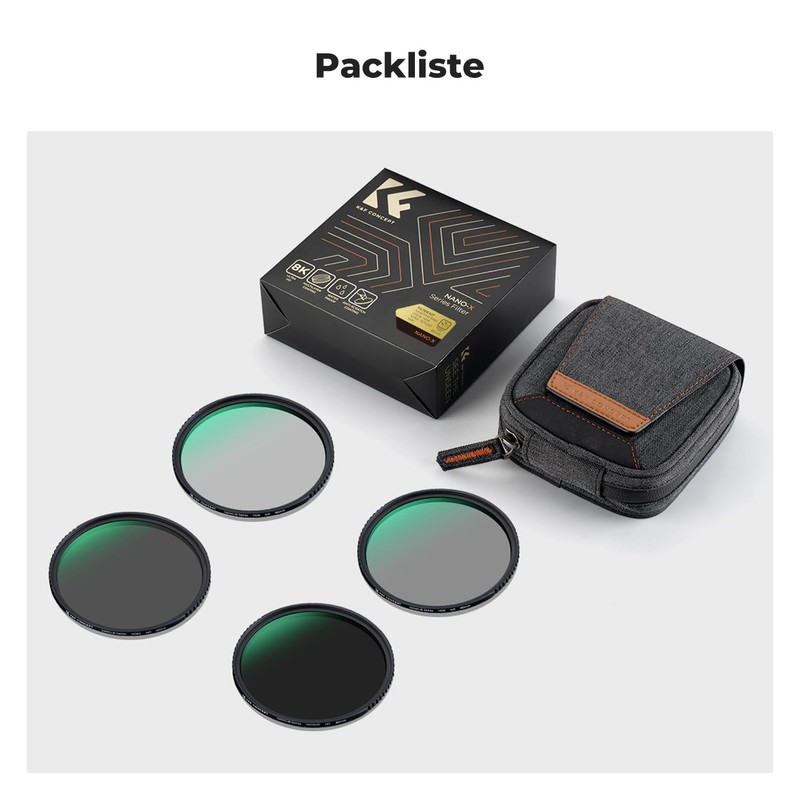 K&F Concept ND Filter Set Nano X-Series 55 mm Neutral