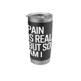 Chronic Pain Advocates Awareness Invisible Illness Warriors Stainless Steel Insulated Tumbler