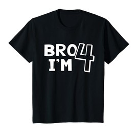Kids 4th Birthday Boy Bro I’m 4 Year Old Four Fourth Party T-Shirt