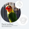 Baluue Parrot Neck Collar, Plastic -bite Collar Clear Feather Protector