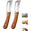 2 PCS Pelador Verduras Multifunción 3 EN 1, Cuchillo Pelador